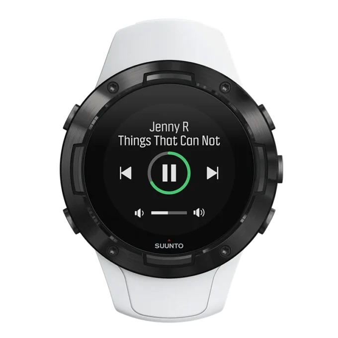 Suunto 5 blanc noir