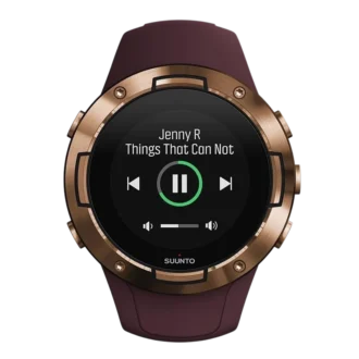Suunto 5 Burgundy Copper – montre de sport GPS compacte avec une excellente autonomie