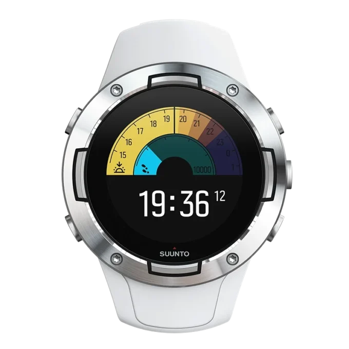 Suunto 5 White – montre de sport GPS compacte avec une excellente autonomie
