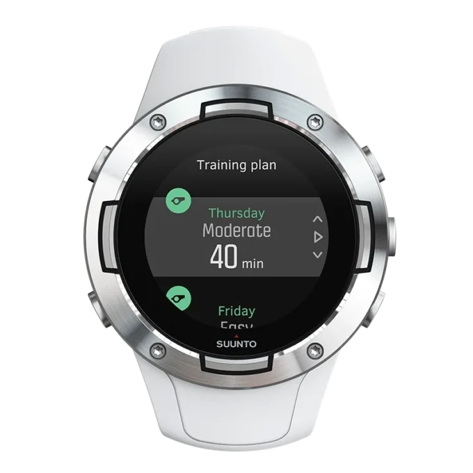 Suunto 5 White – montre de sport GPS compacte avec une excellente autonomie