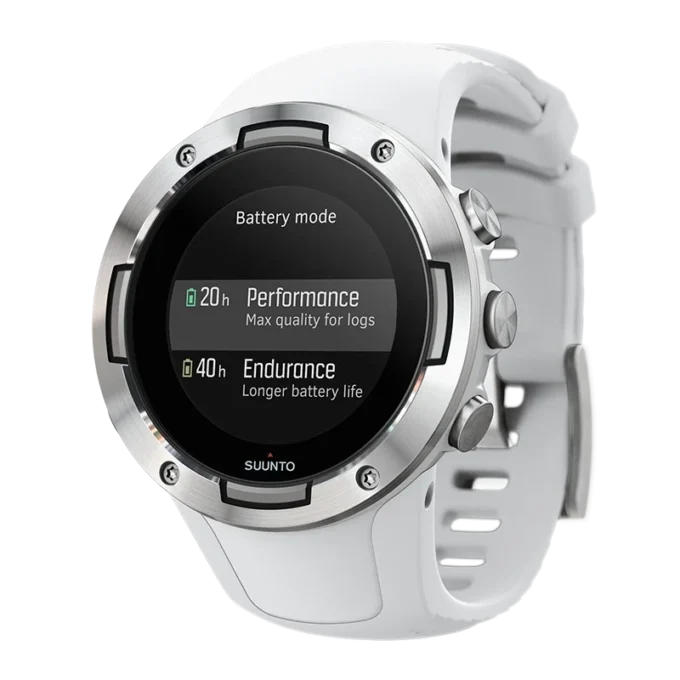 Suunto 5 White – montre de sport GPS compacte avec une excellente autonomie