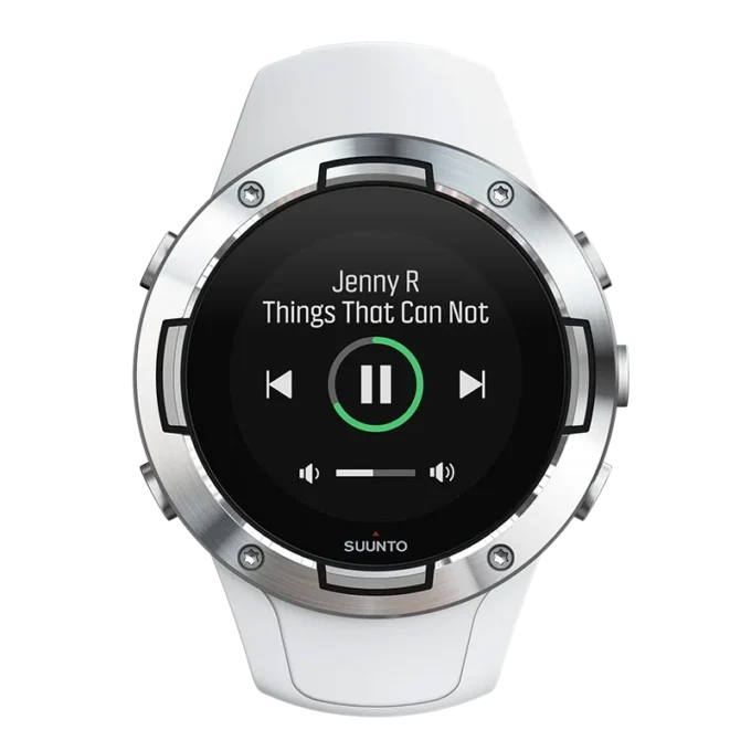 Suunto 5 White – montre de sport GPS compacte avec une excellente autonomie