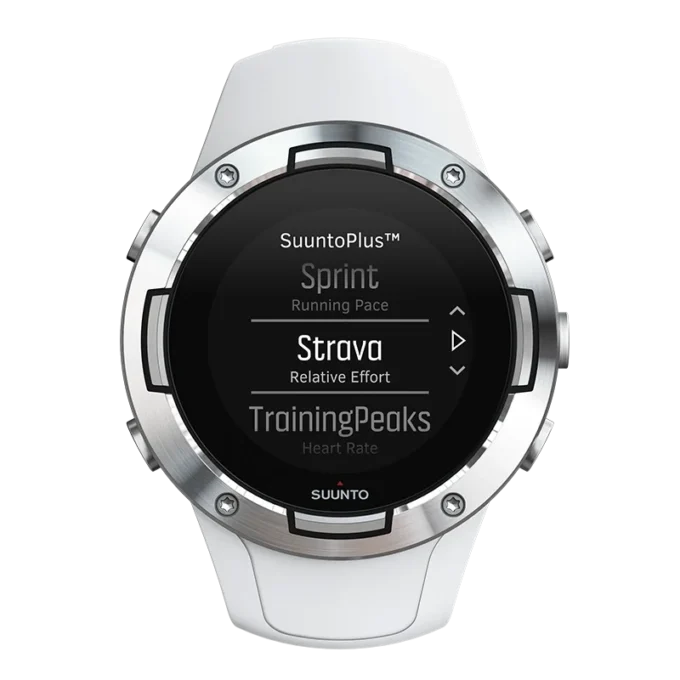 Suunto 5 White – montre de sport GPS compacte avec une excellente autonomie