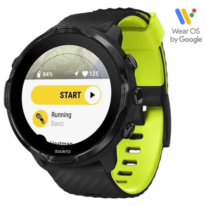 Suunto 7 Black Lime – montre connectée offrant une expérience sportive polyvalente Suunto 7 Black Lime – montre connectée offrant une expérience sportive polyvalente