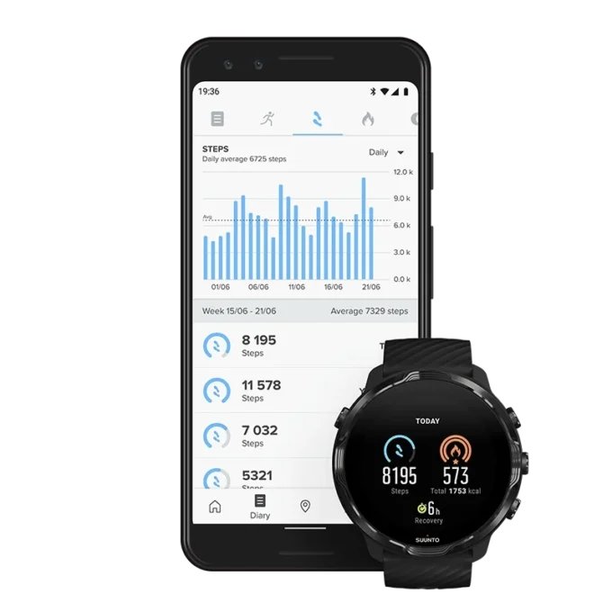 Suunto 7 Black Lime – montre connectée offrant une expérience sportive polyvalente Suunto 7 Black Lime – montre connectée offrant une expérience sportive polyvalente
