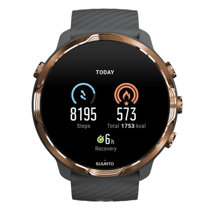 Suunto 7 Graphite Copper – montre connectée offrant une expérience sportive polyvalente Suunto 7 Graphite Copper – montre connectée offrant une expérience sportive polyvalente