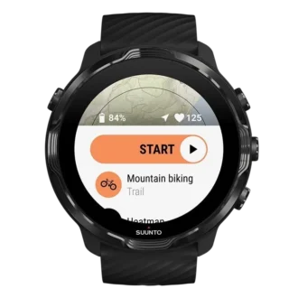 Suunto 7 noire – montre connectée offrant une expérience sportive polyvalente
