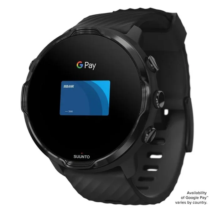 Suunto 7 noire – montre connectée offrant une expérience sportive polyvalente Suunto 7 noire – montre connectée offrant une expérience sportive polyvalente