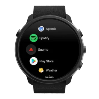 Suunto 7 titane noir mat – montre connectée offrant une expérience sportive polyvalente