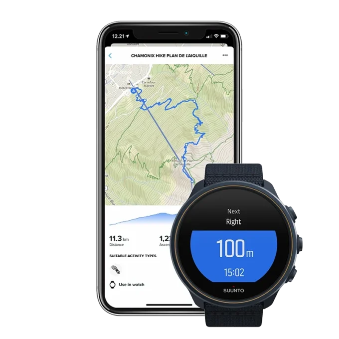 Suunto 9 Baro Granite Blue Titanium – montre GPS d&rsquo;ultra-endurance