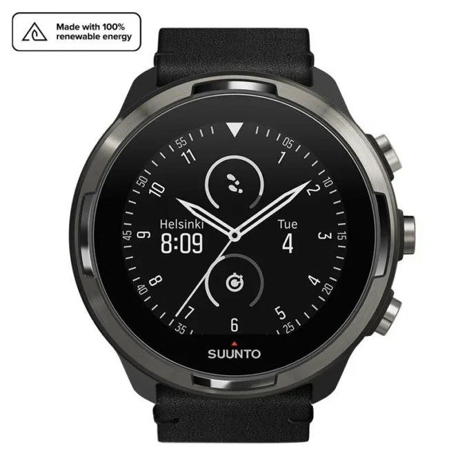 Suunto 9 Baro Titanium Cuir