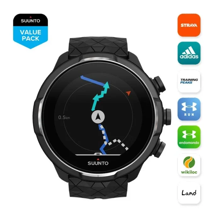 Suunto 9 Baro Titanium – montre de sport GPS avec une grande autonomie Suunto 9 Baro Titanium – montre de sport GPS avec une grande autonomie