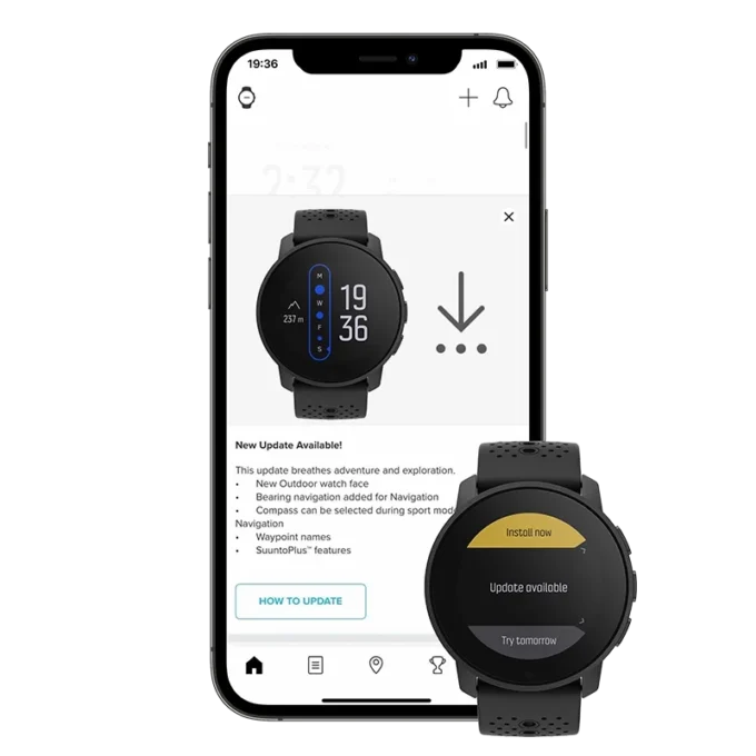 Suunto 9 Peak Birch White Titanium – montre de sport GPS ultra-fine, compacte et robuste