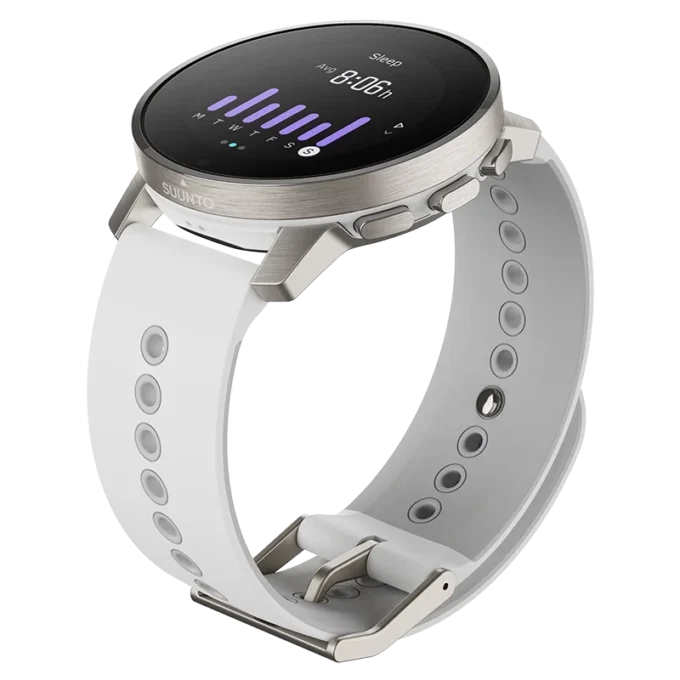 Suunto 9 Peak Birch White Titanium – montre de sport GPS ultra-fine, compacte et robuste