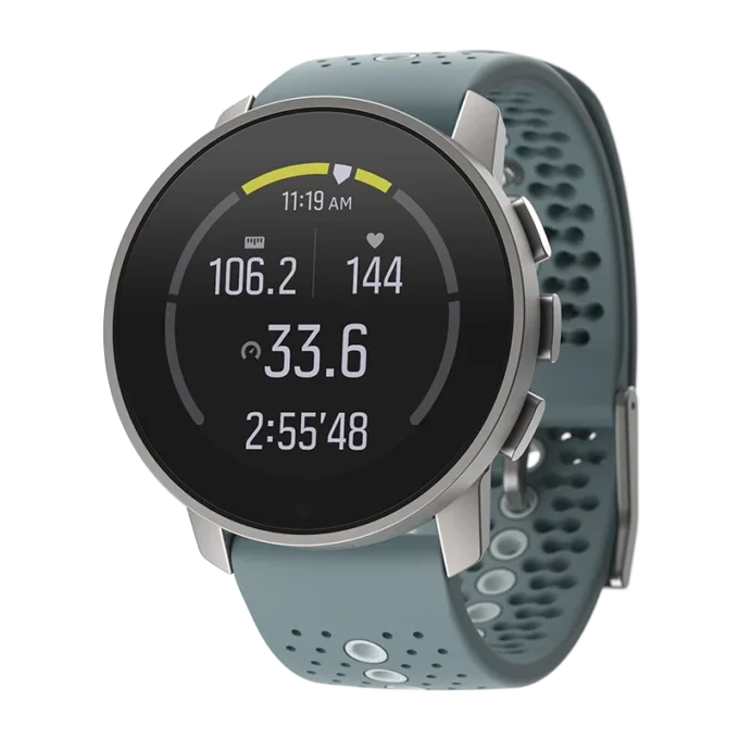 Suunto 9 Peak gris mousse – montre de sport GPS ultra-fine, compacte et robuste