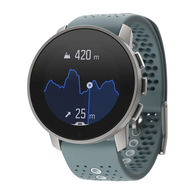 Suunto 9 Peak gris mousse – montre de sport GPS ultra-fine, compacte et robuste