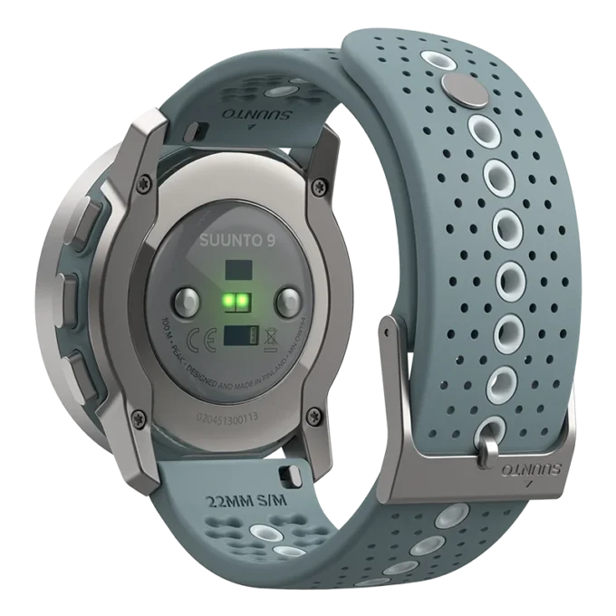 Suunto 9 Peak gris mousse – montre de sport GPS ultra-fine, compacte et robuste