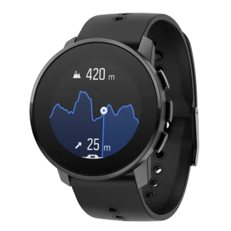 Suunto 9 Peak tout en titane All Black – montre de sport GPS ultra-fine, compacte et robuste