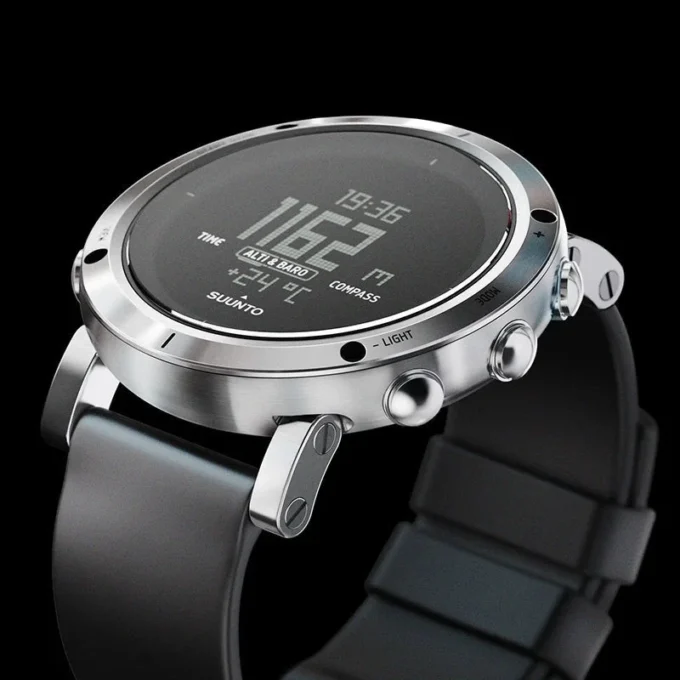 Suunto Core en acier brossé