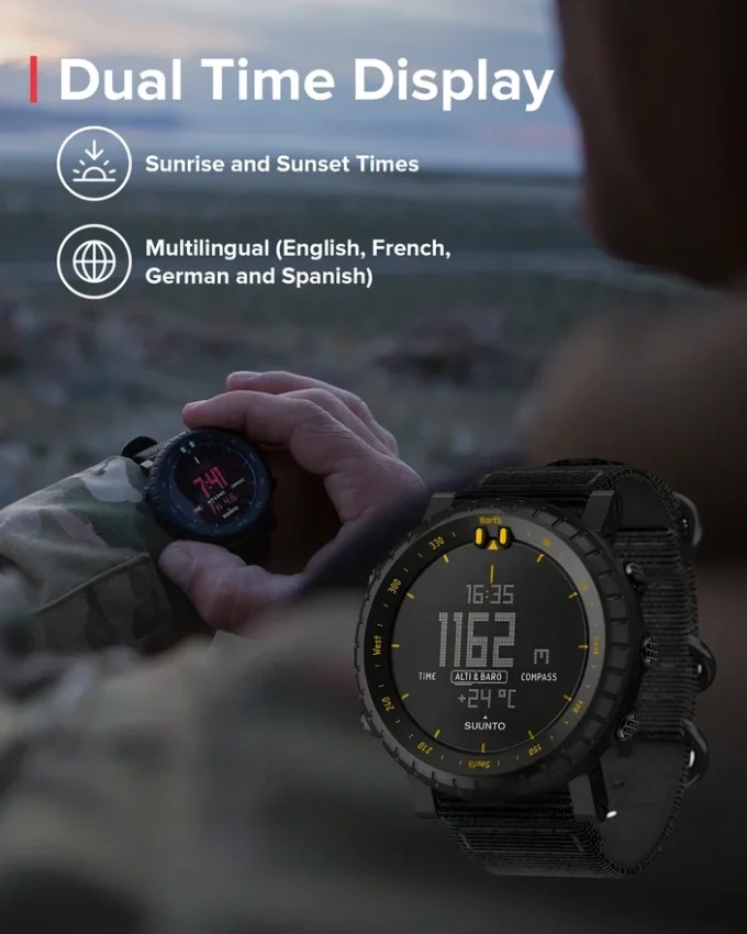 Suunto Core noir et jaune TX Suunto Core noir et jaune TX