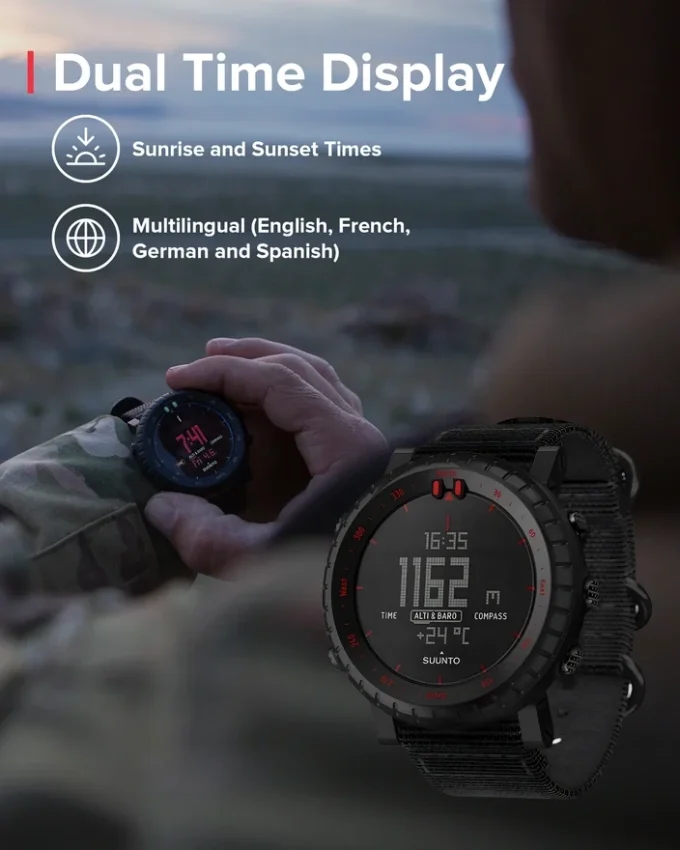 Suunto Core noir rouge