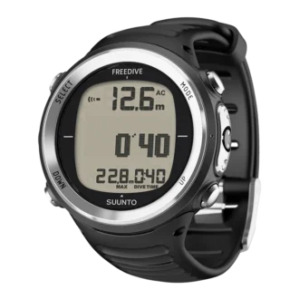 Suunto d4f black – ordinateur de plongée en apnée léger et dédié