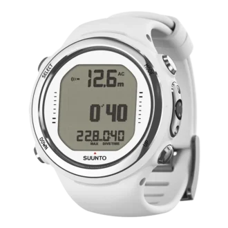 Suunto D4i Novo blanc – un ordinateur de plongée léger et compact