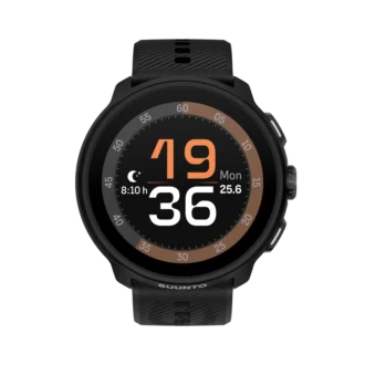 Suunto Run All Black avec bracelet en silicone