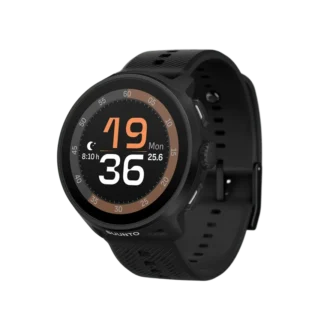 Suunto Run All Black avec bracelet en silicone