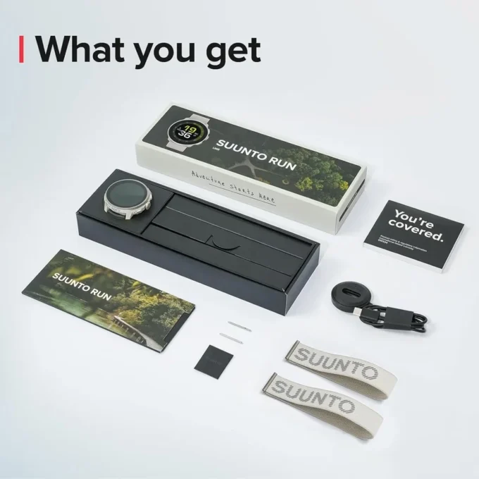 Suunto Run gris givré