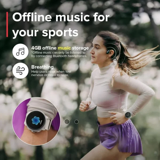 Suunto Run gris givré