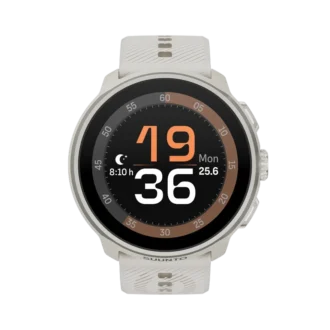 Suunto Run gris givré avec bracelet en silicone