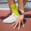 Suunto Run gris givré avec bracelet en silicone