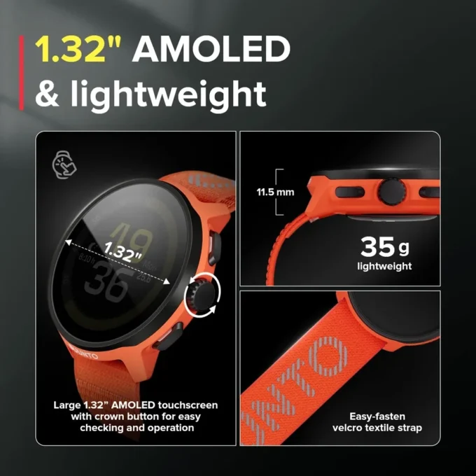 Suunto Run orange corail