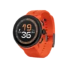 Suunto Run orange corail avec bracelet en silicone