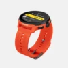 Suunto Run orange corail avec bracelet en silicone