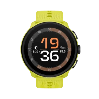 Suunto Run vert citron avec bracelet en silicone