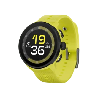 Suunto Run vert citron avec bracelet en silicone