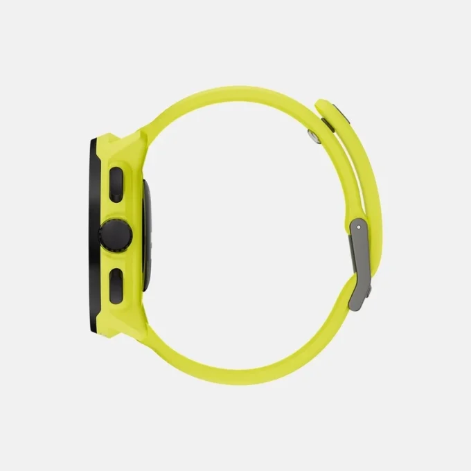 Suunto Run vert citron avec bracelet en silicone