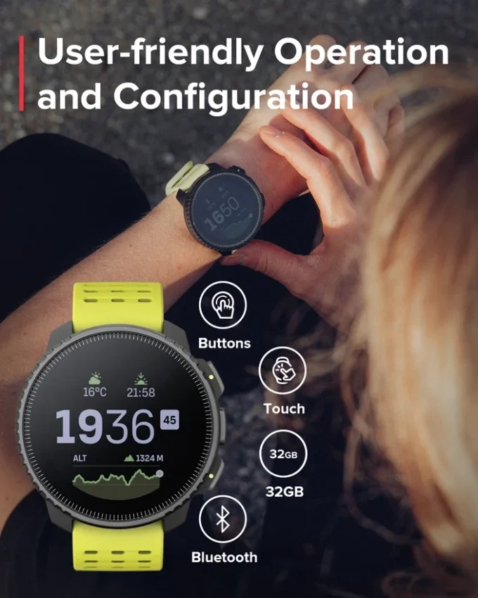 Suunto Vertical noir citron vert