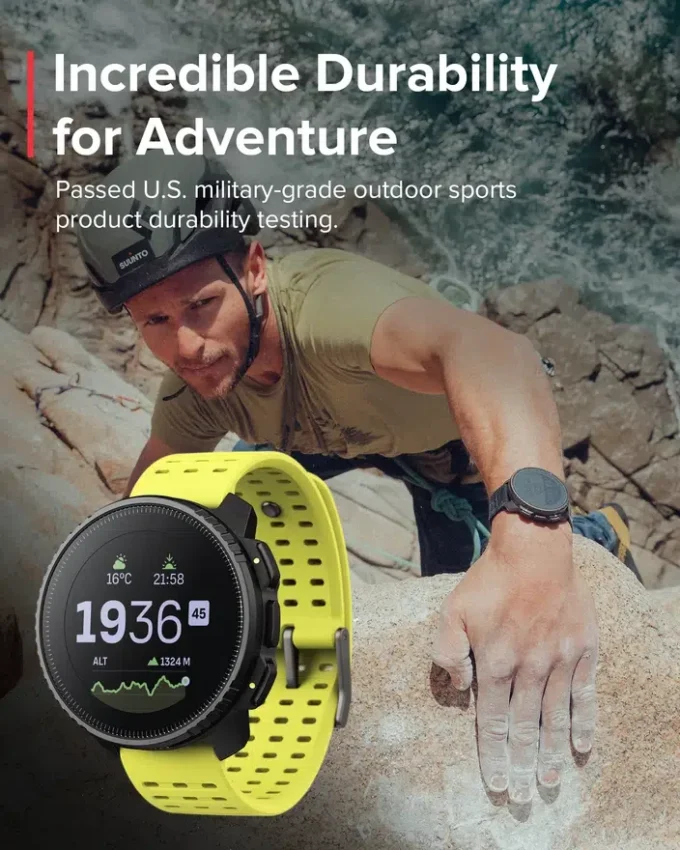Suunto Vertical noir citron vert
