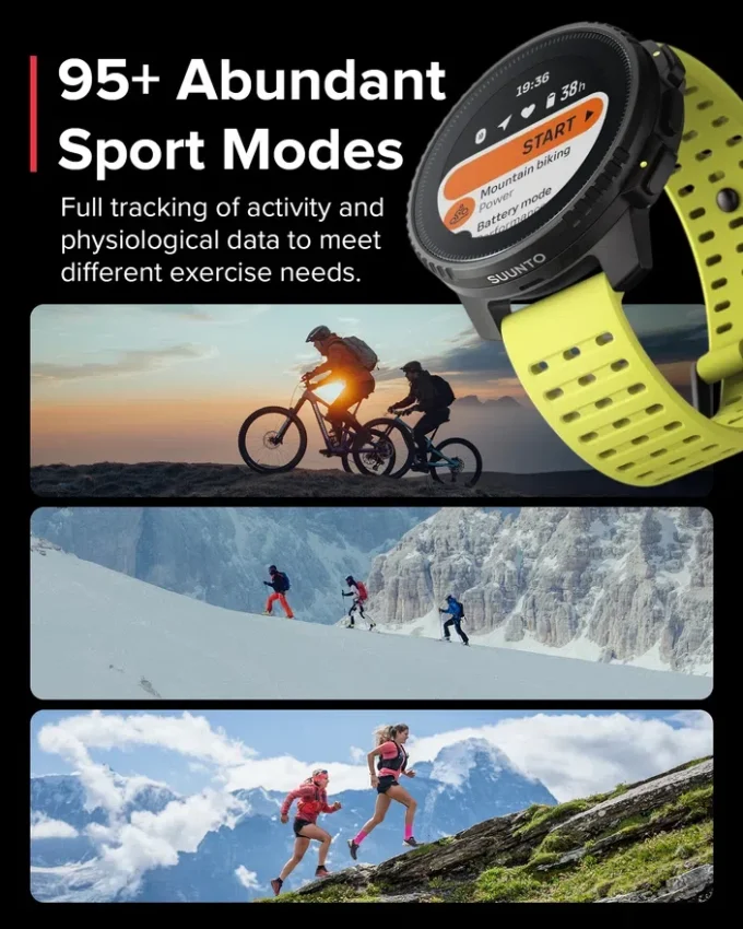 Suunto Vertical noir citron vert