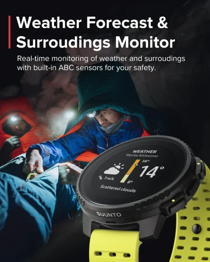 Suunto Vertical noir citron vert