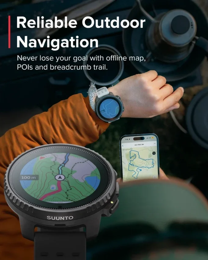 Suunto Vertical Solar All Black reconditionnée Suunto Vertical Solar All Black reconditionnée
