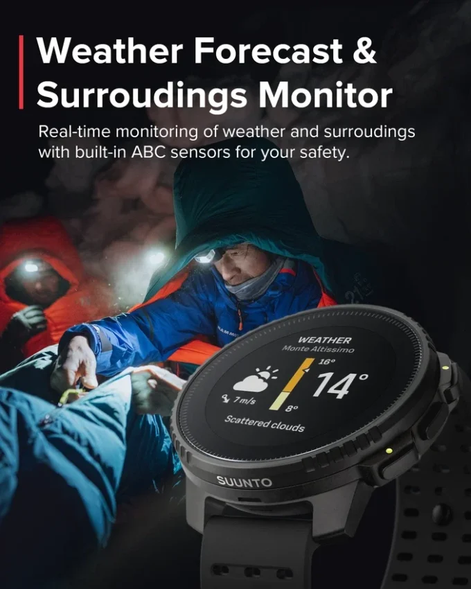Suunto Vertical Solar All Black reconditionnée Suunto Vertical Solar All Black reconditionnée