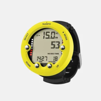 Suunto Zoop Novo jaune citron – ordinateur de plongée à grand écran facile à utiliser